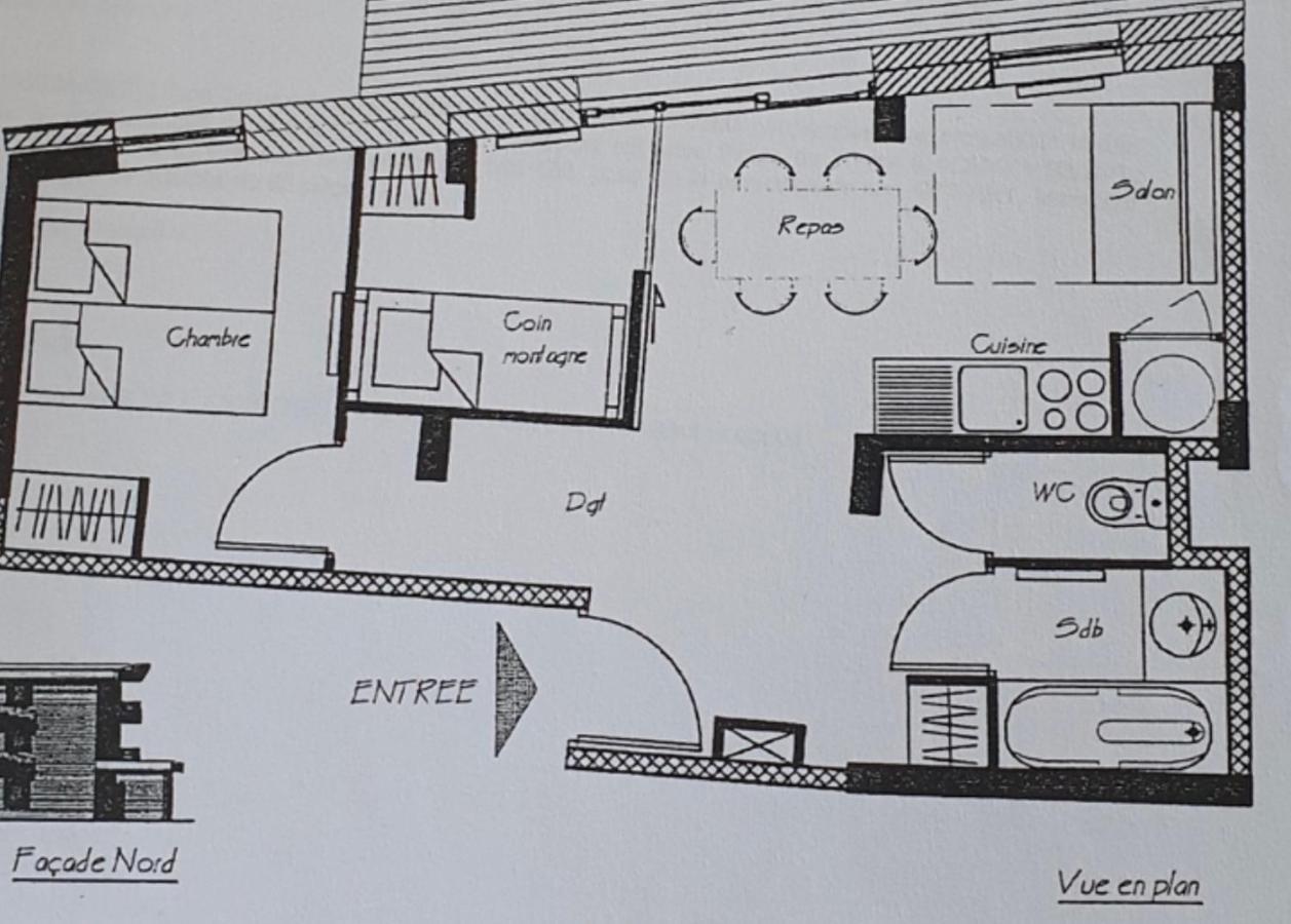 Charmant Appartement Confortable Pour 6 Personnes 40M2 Pied Pistes, Piscine, Wifi, Parking Chamrousse Zewnętrze zdjęcie